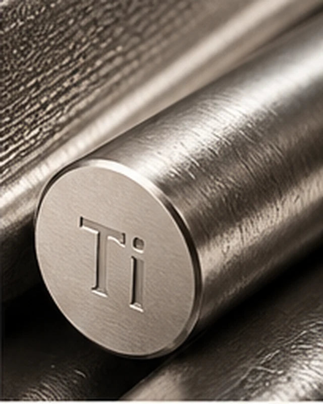 Illustration of titanium material